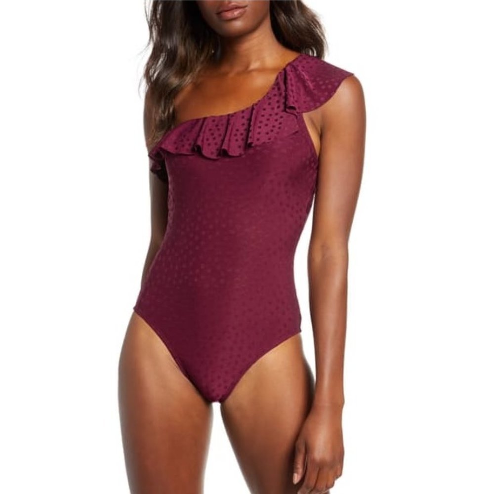 Robin Piccone Julianna One-Shoulder One-Piece Swimsuit